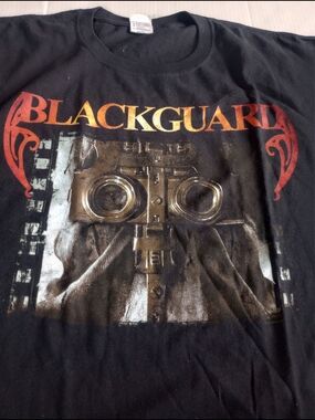 Blackguard "Epic Metal" Anvil Black Crewneck T‑Shirt Size 2X-Large